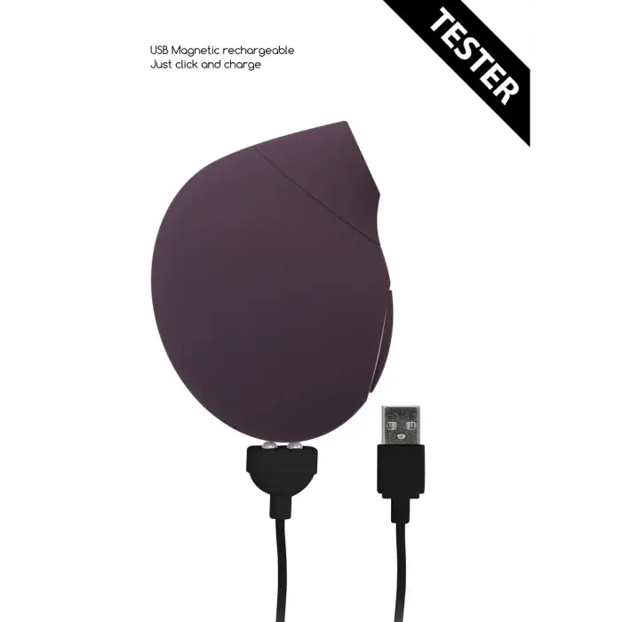 Irresistible Seductive violetais gaisa pulsa klitora stimulators – 60 min – violets Foto 4