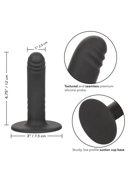 Boundless rievots dildo – 12 cm (4.75″) – Melns Foto 4