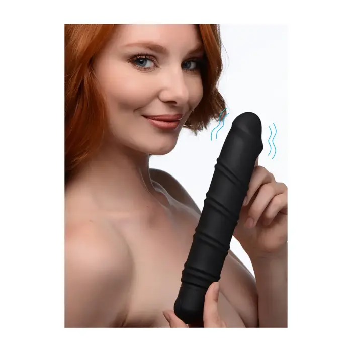 XL kulkos vibratorius su spiraliniu silikoniniu movu Photo