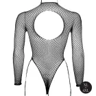 Mesh Bodysuit with Turtleneck – Black – XL/4XL — Photo 8