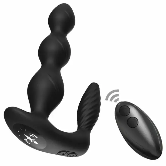 ARMONY MANFUN vibrējošs anālais spraudnis – 17.3 cm – Melns