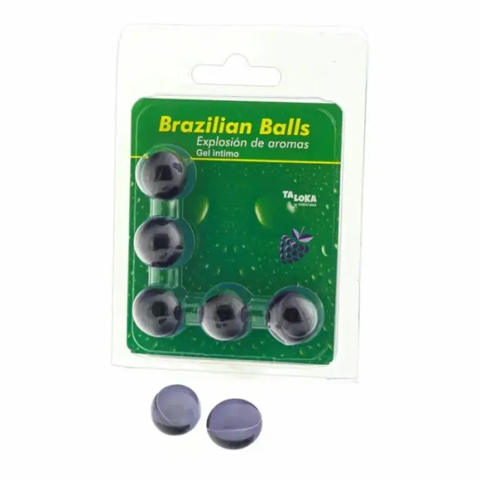 Taloka Brazilian Aroma Balls ogu aromāta intīmā gela kapsulas – 5 gab.