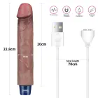 LoveToy Real Softee – įkraunamas vibruojantis silikoninis dildo – 9 colių — Nuotrauka 15