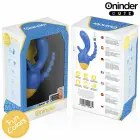 ONINDER CUTE Love 3 Some Triple Vibrator – 13 cm (5.1″) – Blue — Photo 7