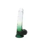 Kiotos Cox Color dildo su siurbtuku – 22.5 cm (9″) – Skaidrus — Nuotrauka 1