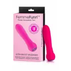FemmeFunn Ultra Bullet – kompakts ūdensizturīgs vibrators ar 20 režīmiem – rozā — Foto 1