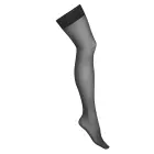 Hold Ups H007 zeķes līdz augšstilbam – melnas – L/XL — Foto 1