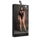 Cyllene XLVIII Turtleneck Bodysuit – Black – Plus Size — Photo 1