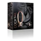 Cocktail Dual Motored Butt Plug and Vibrator – 15 cm – Black — Photo 1