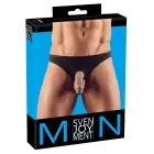 Svenjoyment meeste stringid peenise- ja munandiavadega – must – S — Foto 1