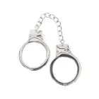 Silver Plated BDSM Handcuffs — Photo 5