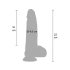 INFERNO by HIDDEN DESIRE reālistisks dildo – 18 cm (7″) – miesas krāsa — Foto 2
