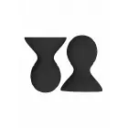 Krūšu galu piesūcekņi – melni Foto 1