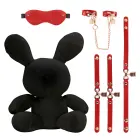 Rimba Velvet Rabbit Accessory Large Black - Soft Plush Collectible — Photo 3