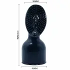 Baile Power Head – рельефная насадка для массажёра – чёрная — Фото 4