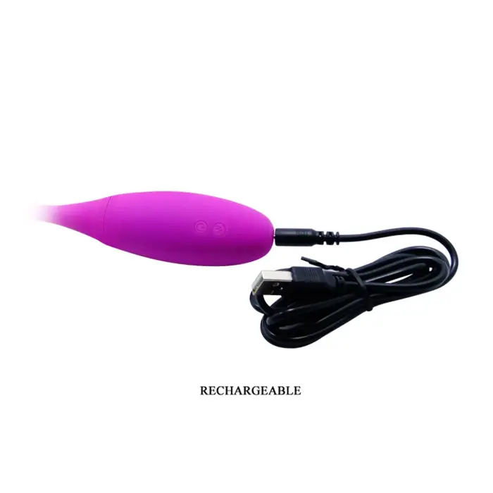 PRETTY LOVE Snaky Vibe lokans divpusējs vibrators – daudzkrāsains Foto 6