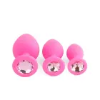 Jewellery Anal Plug Set (3-Piece) – 9.3 cm – Pink — Photo 6
