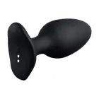 Hush 2 programėle valdomas vibruojantis analinis kištukas – 5.7 cm – Juodas — Nuotrauka 3