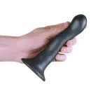 Itin minkštas išlenktas G taško dildo – 17 cm (7″) – Pilkas — Nuotrauka 8