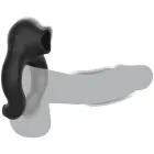 Black&Silver Licking Silicone Ring – 3 motors – rechargeable – black — Photo 5