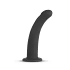 Bended strap-on dildo – 13.5 cm (5.3″) – melns — Foto 2