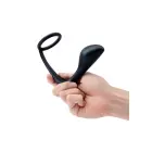 B-Vibe Ringer erektsiooni rõngas ja eesnäärme tapp – Must — Foto 6