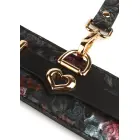 GEISHA Floral Jacquard kunstnahast randme köidikud – mustad — Foto 4
