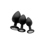 Diamond Butt Plug – M – Black — Photo 2
