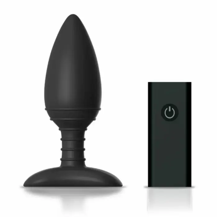 Nexus Ace M nuotoliniu būdu valdomas silikoninis analinis kištukas – 12 cm – Juodas