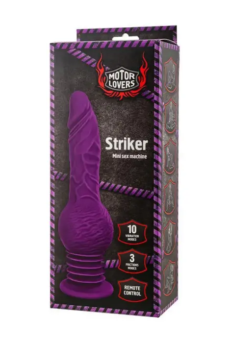 Striker mini seksa mašīna, MotorLovers – tālvadība – 23.5 cm Foto 8