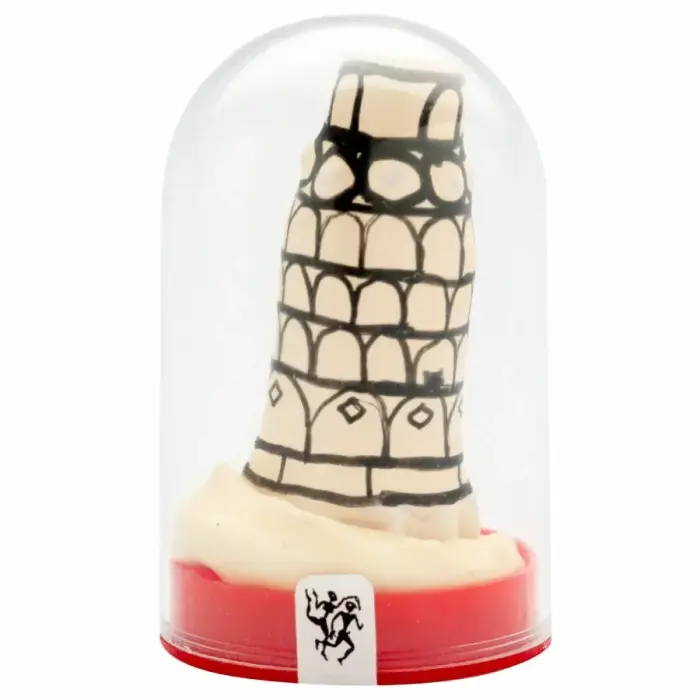 CONDOMERIE hand-painted decorative condom – Pisa Tower