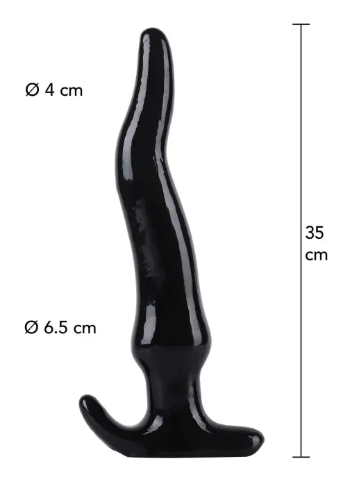Extreme анальная пробка – 35 cm – Черная