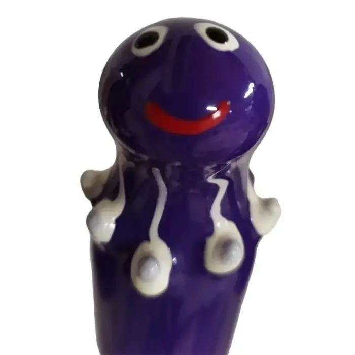 CONDOMERIE hand-painted decorative condom – Purple Octopus