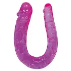 Sex Talent topeltdildo – 29 cm (11.4″) – Läbipaistev — Foto 2