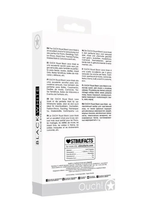 Lace Eye-Mask - Royal Foto 6