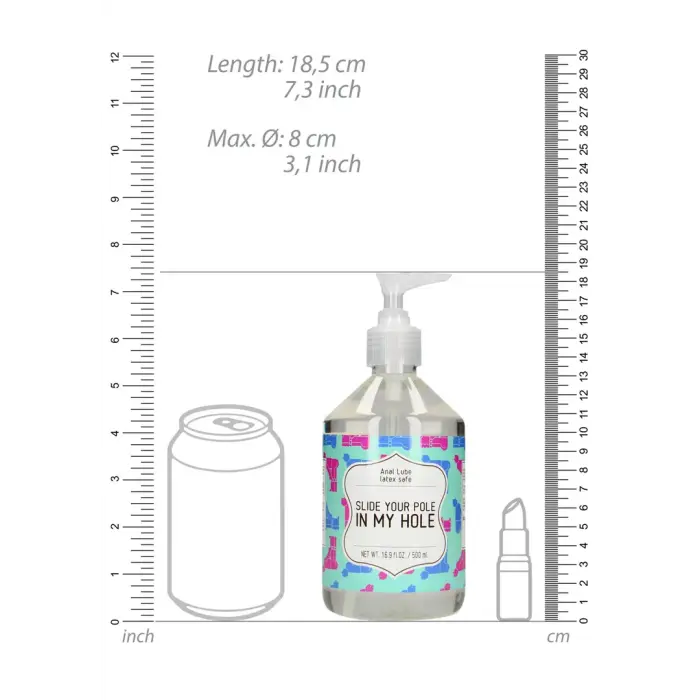 S-Line Anal Water-based Lubricant – 500 ml Photo