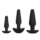 b-Vibe Набор для анальных тренировок – Черный – 7-частный силиконовый дорожный набор — Фото 2