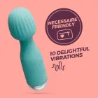 CRUSHIOUS Wanderlust Mini Wand Vibrator – 15 cm (5.9″) – Green — Photo 8