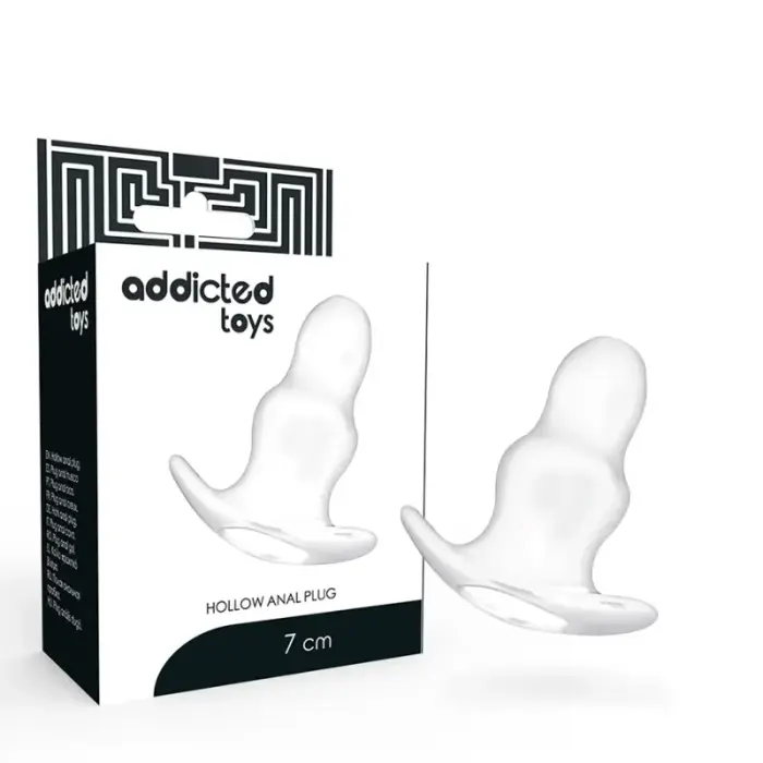 Addicted Toys mažas skaidrus analinis plėtiklis – 7 cm – Skaidrus