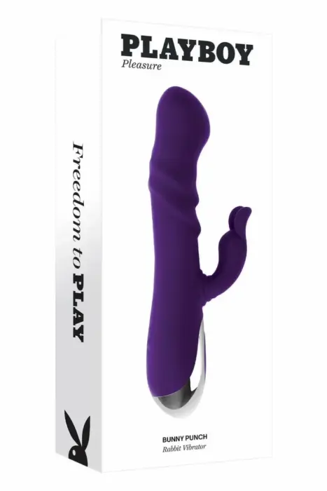 PLAYBOY BUNNY PUNCH Intimate Machine вибратор – 24.4 см (9.6″) – розовый
