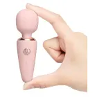 Le Wand Mini Microwand Rose Go wand вибратор – 10 cm (4″) – розовый — Фото 5