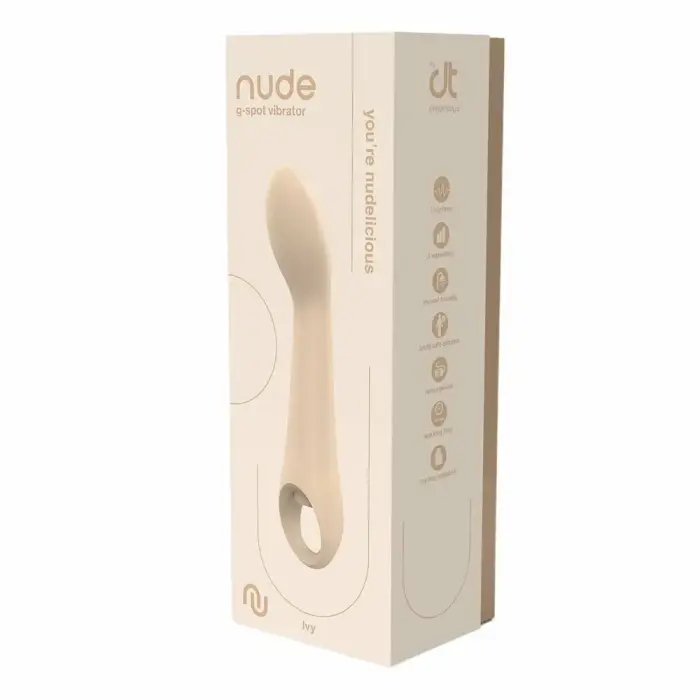 NUDE Ivy – G-punkti vibraator – silikoon – laetav – lilla – 20,1 cm