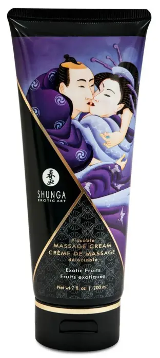 Shunga Поцелуйный массажный крем – Экзотические фрукты – 200 мл