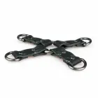 EasyToys регулируемый кожаный хог-тай фиксатор – чёрный — Фото 5