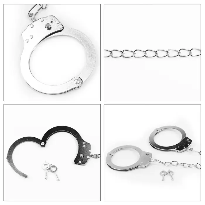Fetish Pleasure Metal Leg Cuffs Foto 4