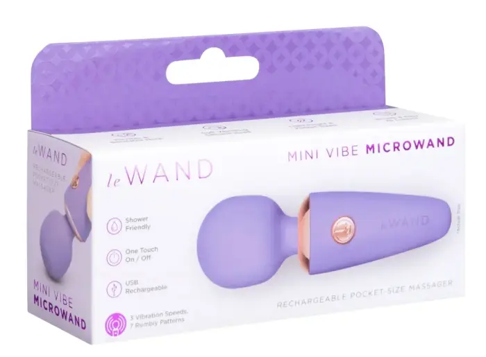 le Wand Mini Microwand Rose wand вибратор – 10 cm (4″) – розовый