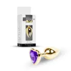 Plug-Jewellery Gold Heart anaaltapp – 7 cm – Lilla — Foto 10