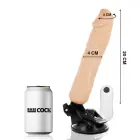 BASECOCK вибрирующее интимное устройство с пультом ДУ – 20x4 cm (7.8″x1.5″) – телесный — Фото 2