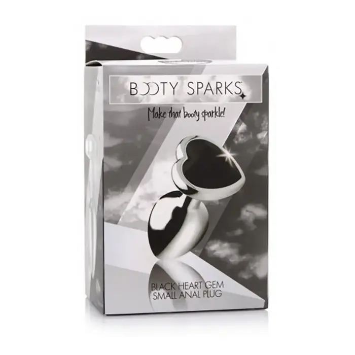 Black Heart Butt Plug – S – Black