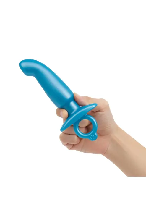 B-Vibe Hither Plug – 12.5 cm (5″) – Tirkīza – Blue Foto 7